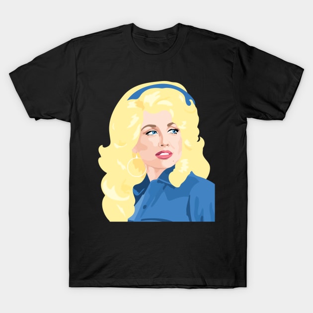 Dolly Parton Empowerment Embodied T-Shirt by labyrinth pattern